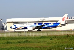 出発 Air China"青鳳凰号"777-200 B-2059