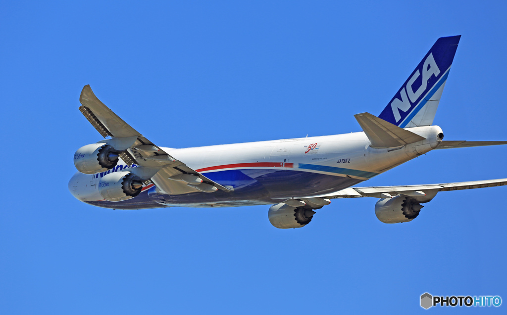 NCA 747-8KZF JA13KZ 出発 
