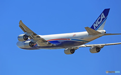 NCA 747-8KZF JA13KZ 出発 