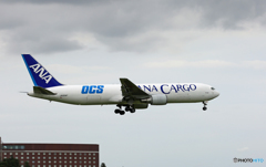 「☁」 ANA CARGO 767-381 N604F Landing