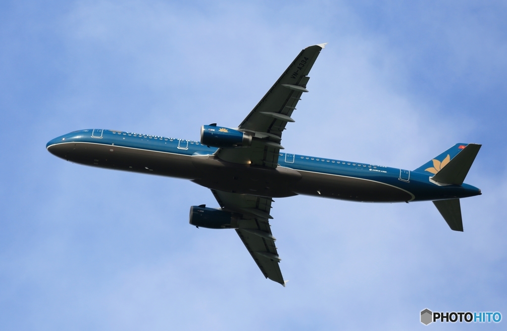 離陸　vietnam A321-200 