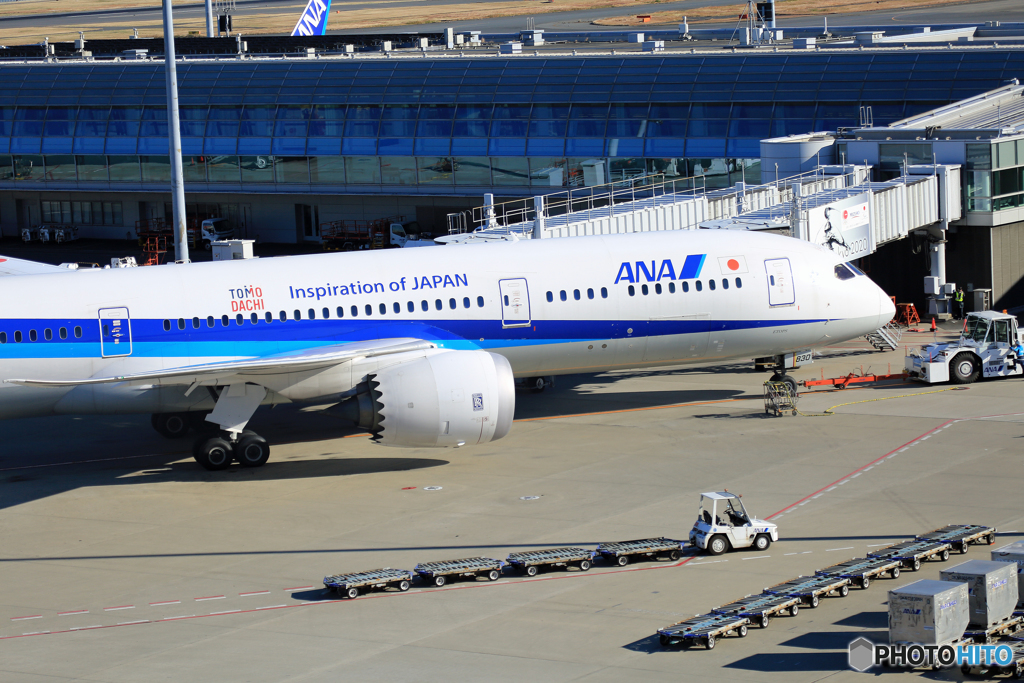 ANA 新しい「TOMO DACHI」 B787-9 １号機
