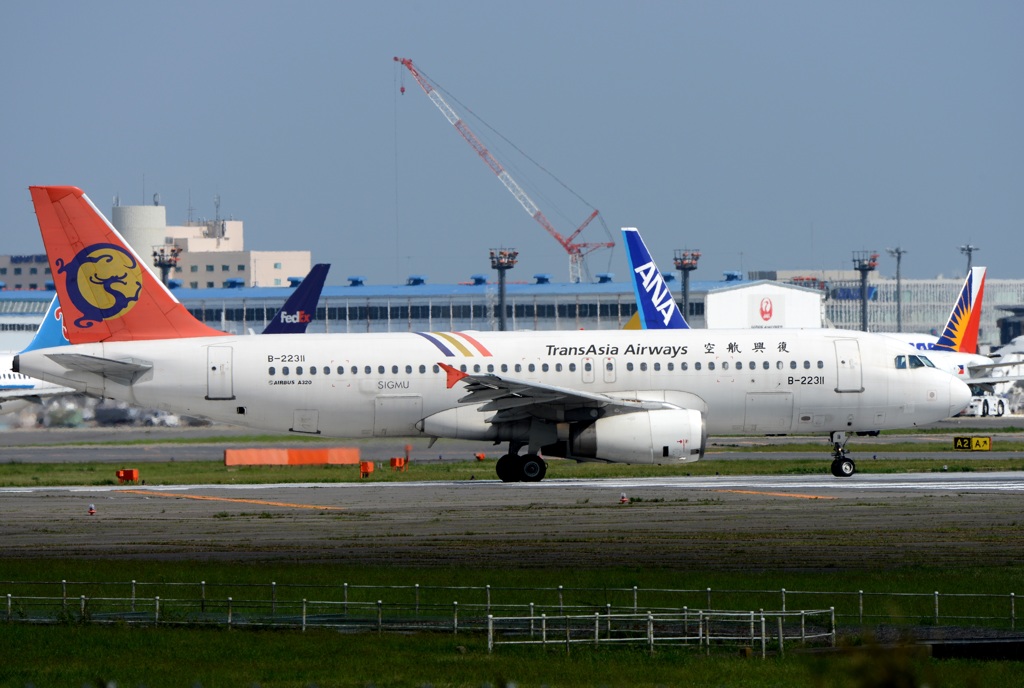 Trans Asia A320-200 出発　