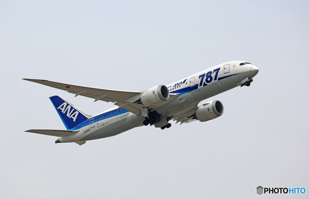 ANA 787-8 JA822A 離陸 