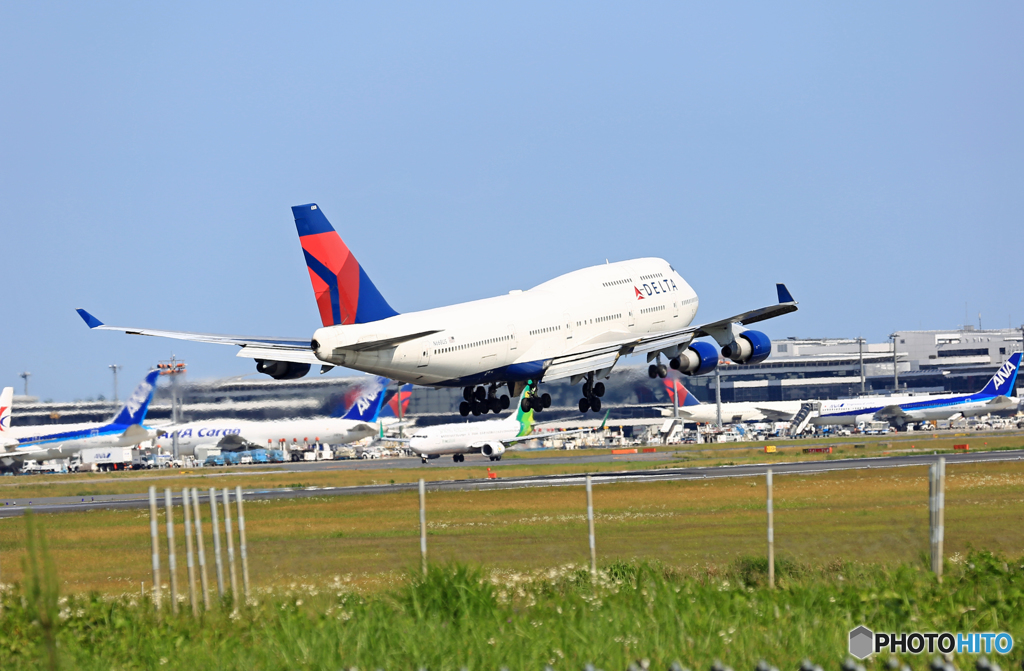 DELTA 747-400 N668US/ジャンボ保存委員会