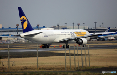 「スカイ」 Mongolian 767-300 EI-FGN 出発 「スカイ」 Mongolian 767-300 EI-FGN 出発