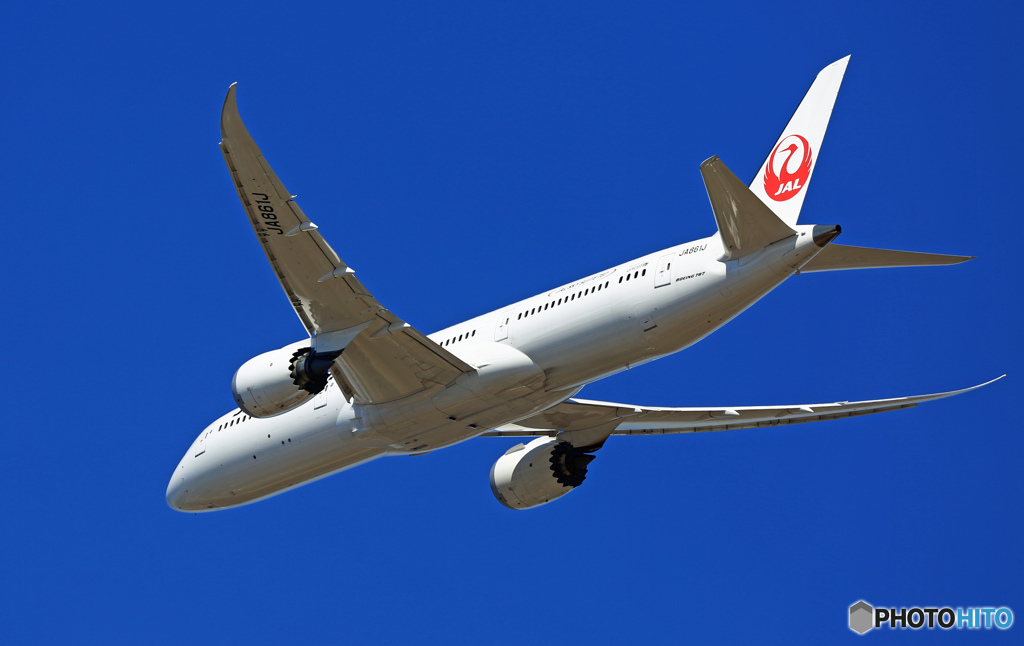 JAL 787-9 JA861J 出発 