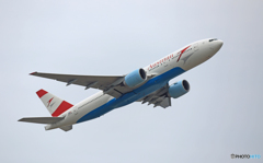 出発 Austrian 777-2Z9 OE-LPB