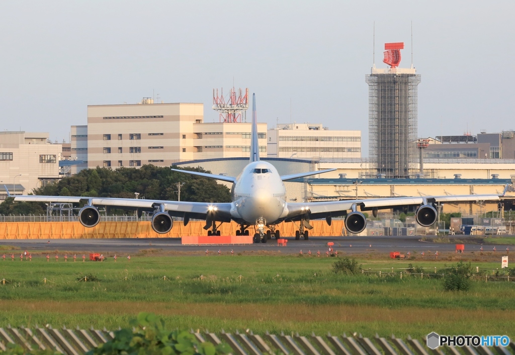 DELTA 747-400 出発　