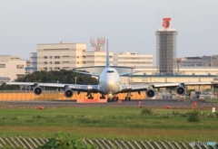 DELTA 747-400 出発　