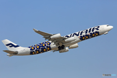 ✈FINNAIR A340-313「マリメッコ ウニッコ」 OH-LQD