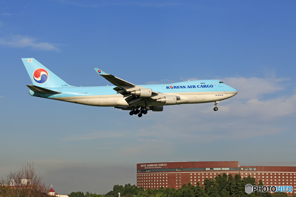 「青い空」 Korean Cargo 747-400F HL7602 