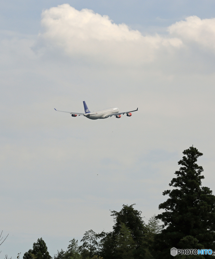 離陸 SAS A340-313 LN-RKF