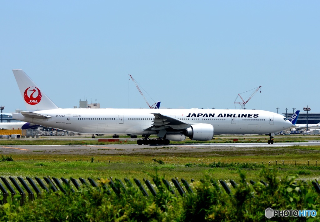 JAL 777-346ER 離陸　