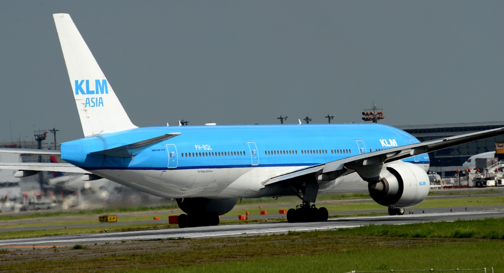 出発（197）KLM ASIA 777 