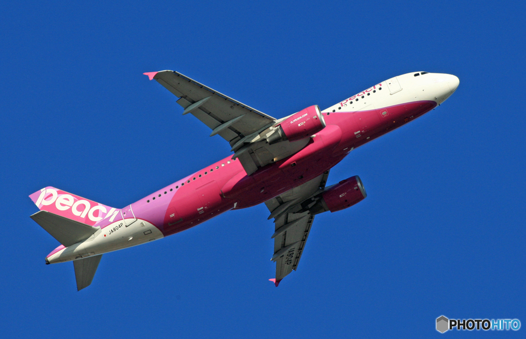 peach A320-214 JA804P 出発 