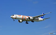 着陸 ANA [STAR WARS] 777-381 JA789A