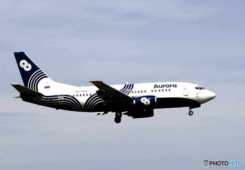 Aurora 737-548 着陸　