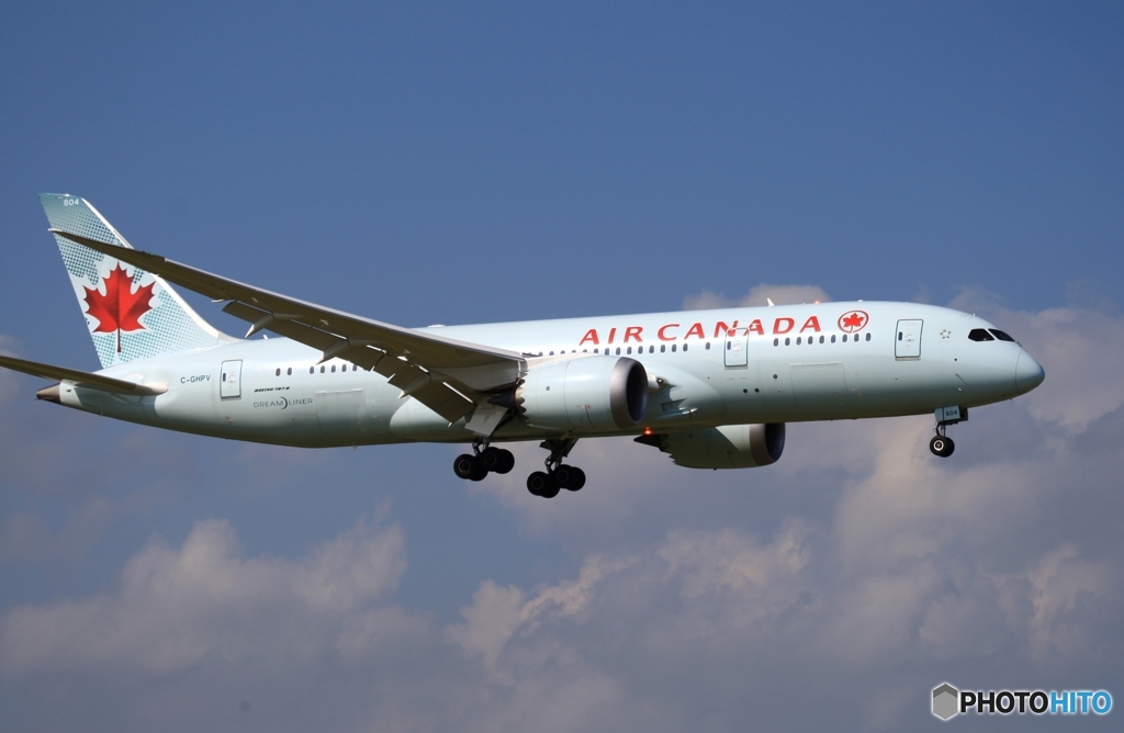 Air Canada 787-8 着陸　