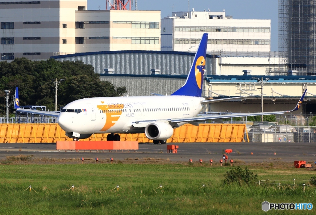 MONGOLIAN 737-8SH 出発　
