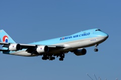 KOREAN CARGO 747-8F 到着