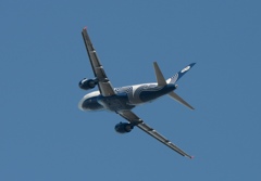 離陸（338）Aurora Airbus A319-111
