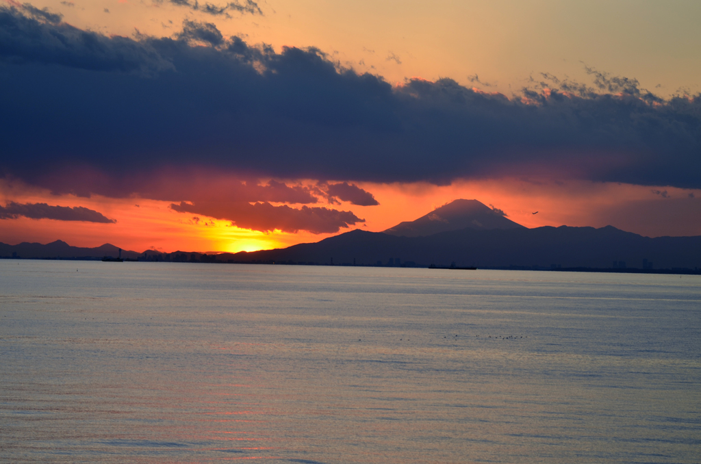 富士山登頂？（右）