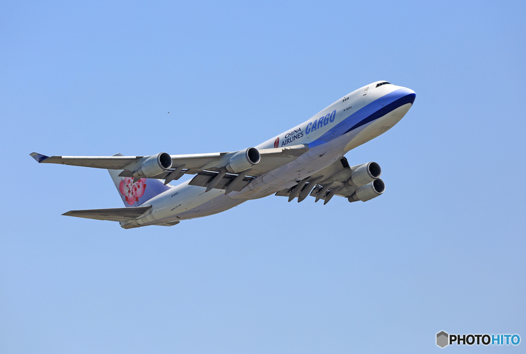 China Cargo 747-400F B-18721 離陸　 