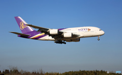 到着 Thai A380-841  HS-TUF