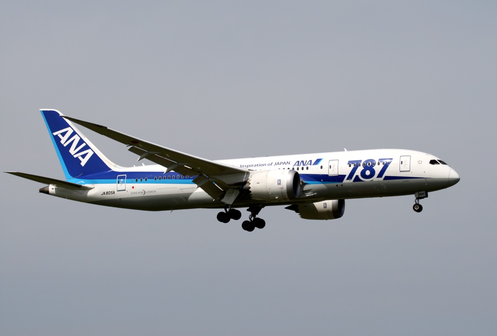 ANA 787-8 到着　