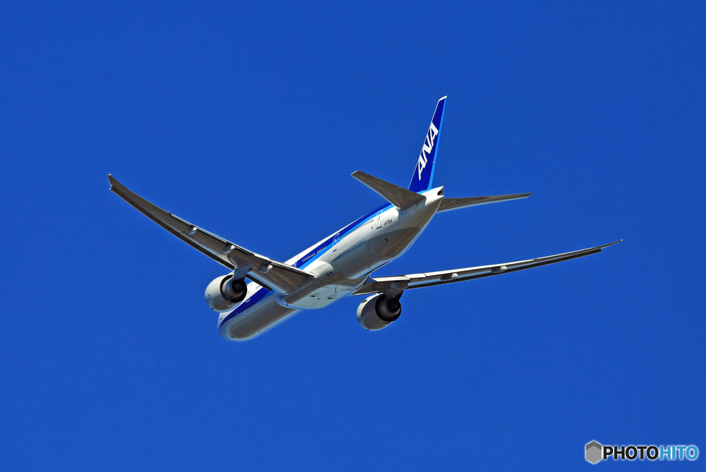 ANA 777-381 JA791A 飛び立ち　