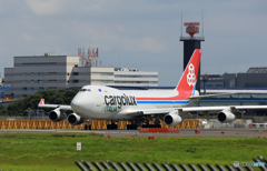 出発 Cargolux 747-400F LX-TCV