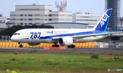 ANA 787-8 出発　