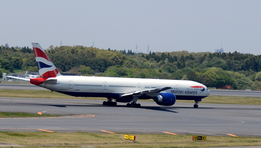 出発（37）BRITISH AIRWAYS 777　　