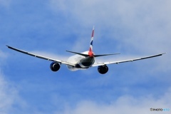 BRITISH 777-336  離陸