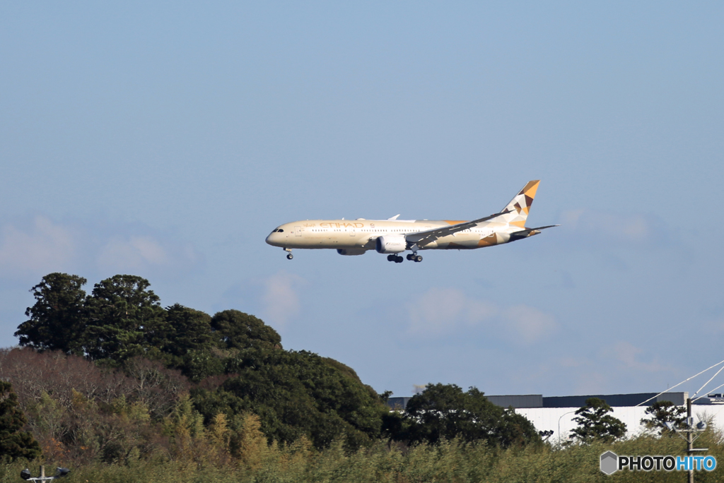 初めて捕獲！ ETIHAD ７８７－９