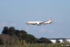 初めて捕獲！ ETIHAD ７８７－９