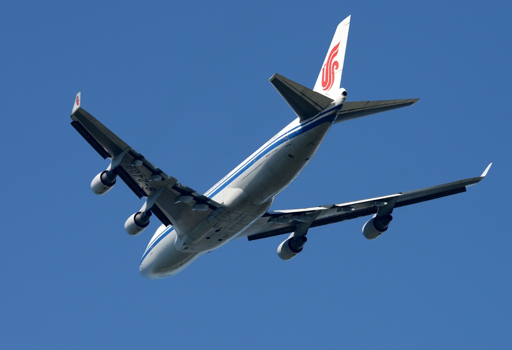 離陸（341）Air China 747-400F