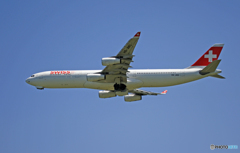 SWISS A340-313 HB-JMG 飛行 