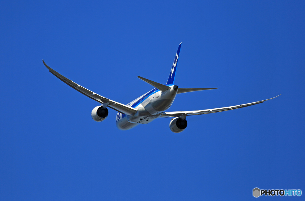 飛び立ち　ANA 787-8 JA823A