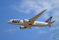 ✈LOT ポーランド航空 B787-8 SP-LRA Takeoff