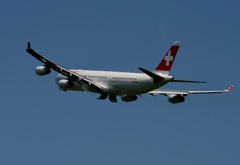 離陸（285）SWISS A340-313 