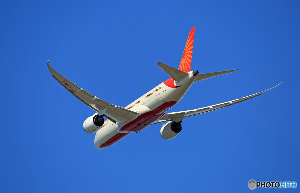 「青空」 AIR INDIA 787-8 VT-ANA 離陸