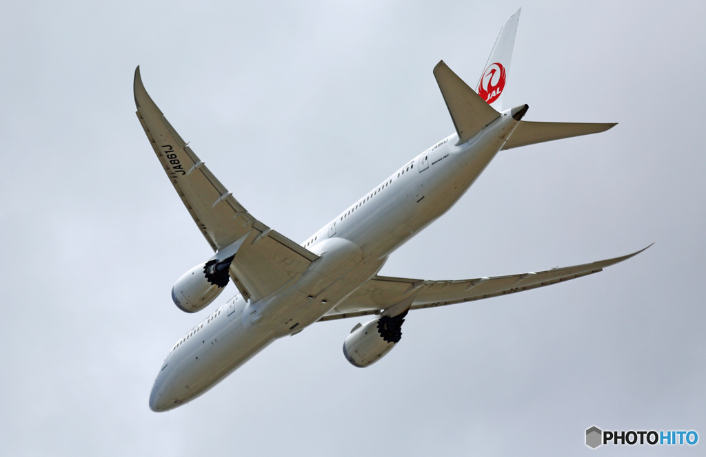 JAL 787-9 JA861J 離陸 