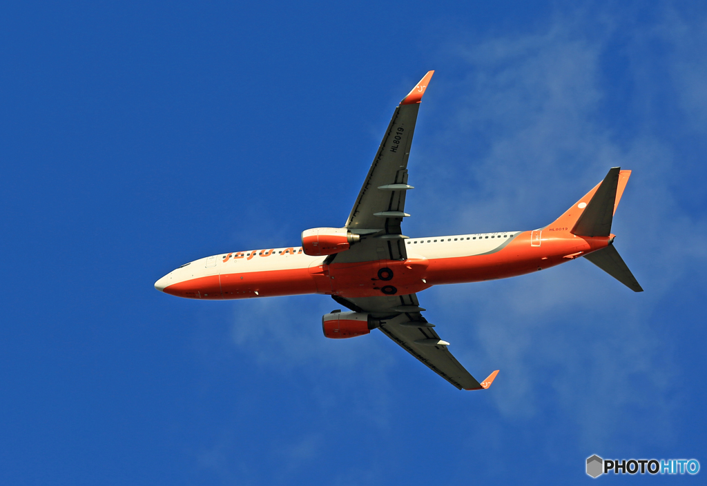離陸 JEJU 737-800 HL8019