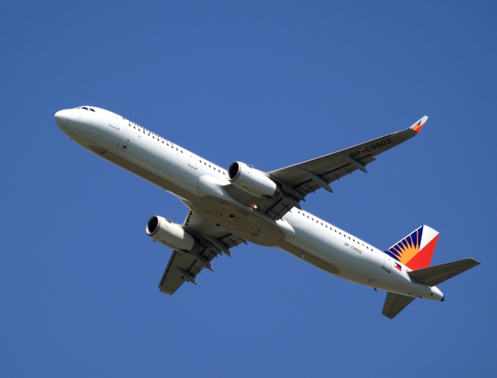 Philippines A321-231 出発　