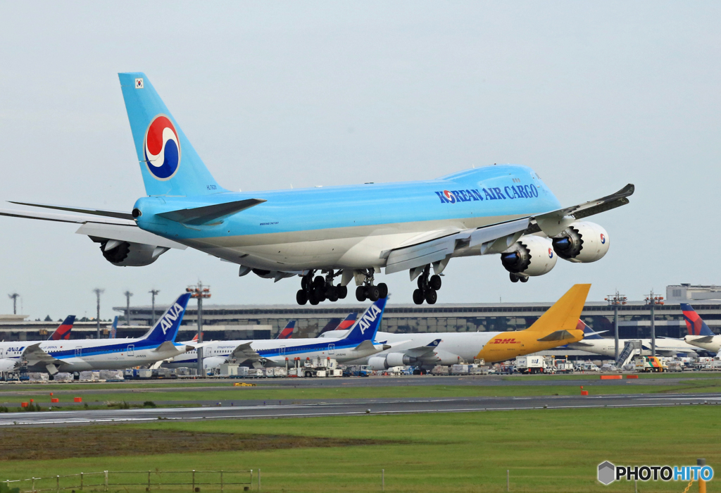 到着　KOREAN Cargo 747-8F HL7629
