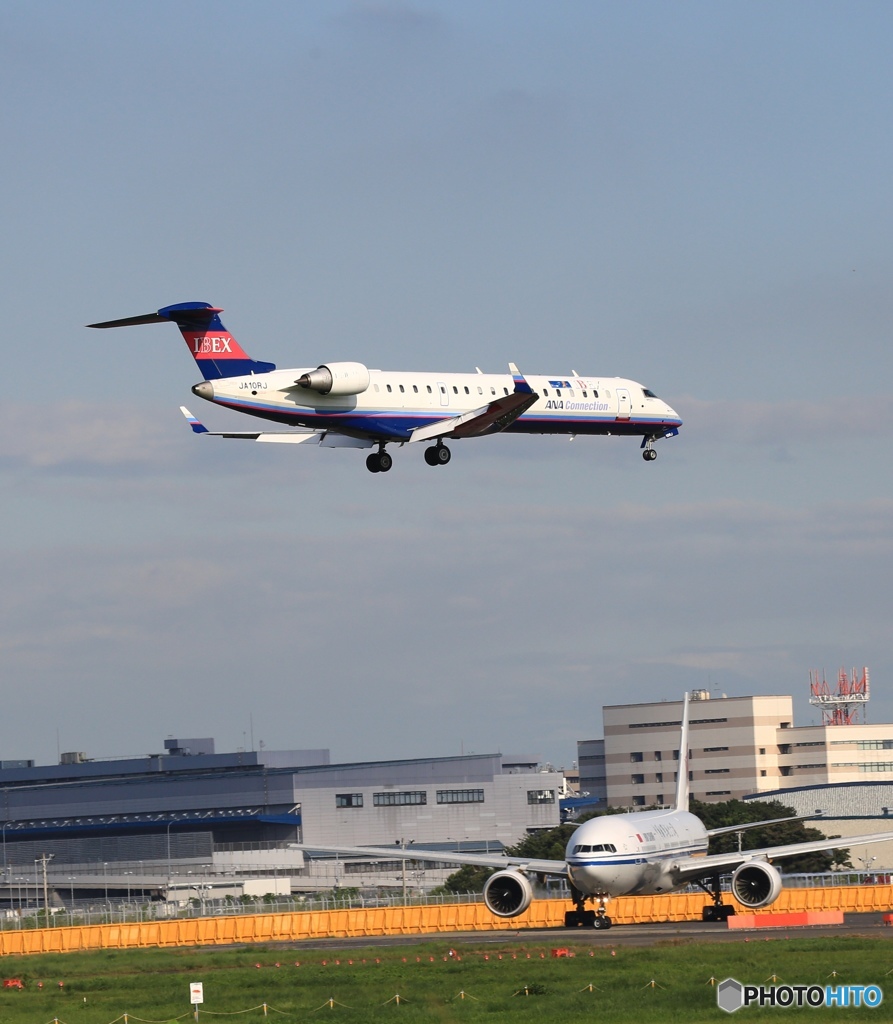 離陸　IBEX ボンバル　CRJ-700