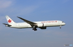 到着　Air Canada 787-9