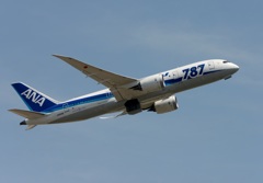 出発　ANA 787-8 